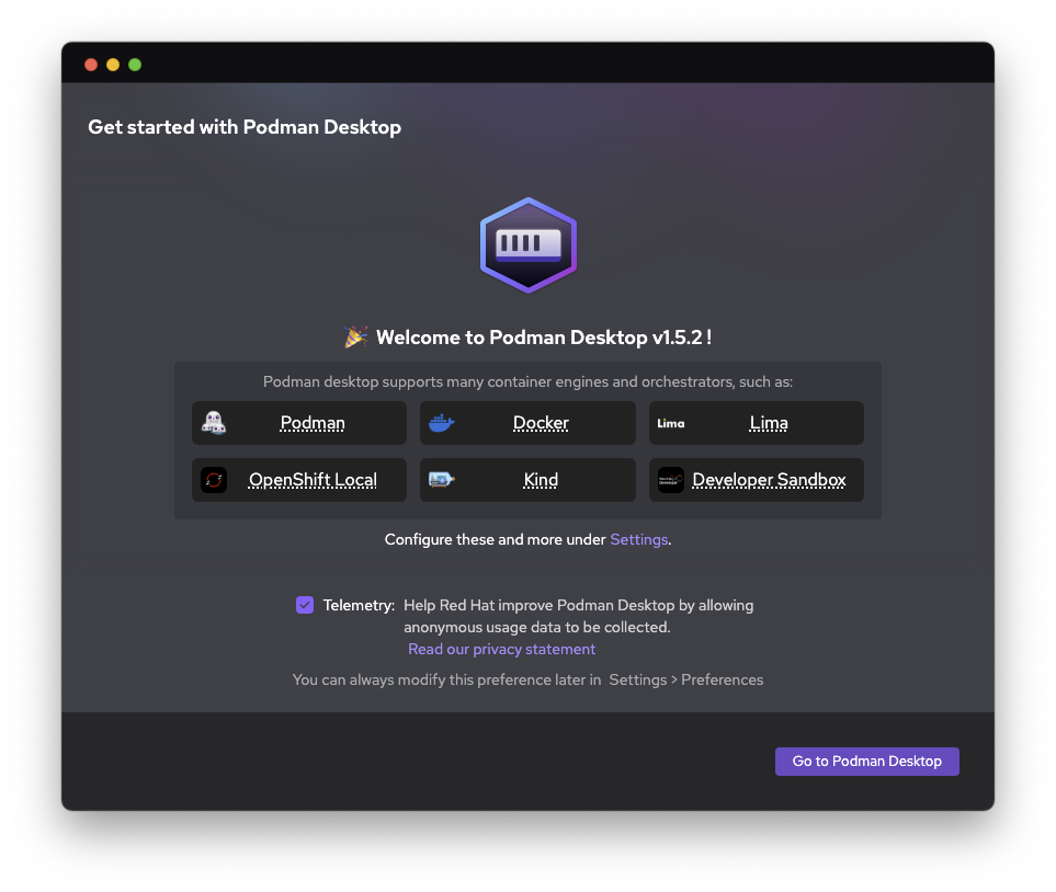 Podman Desktop